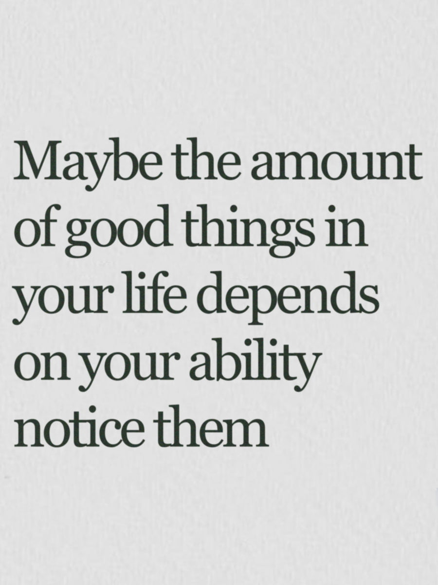Good Things in Life poster featuring an inspiring motivational quote.